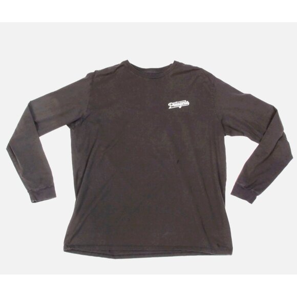 PATAGONIA Charcoal Gray Long Sleeve Men's Cotton T-Shirt Tee size L /266 - Picture 1 of 4